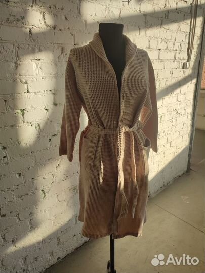 Халат банный вафельный