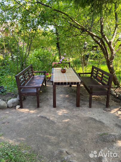 Садовая мебель из дерева