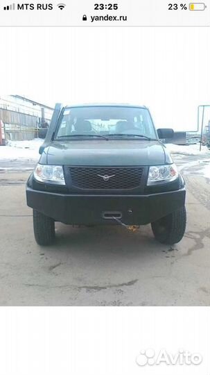 Бампер передний силовой УАЗ патриот Спрут