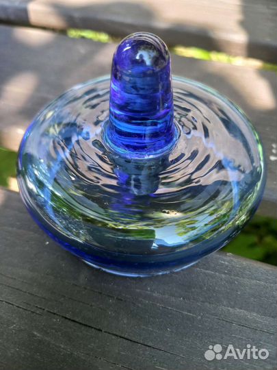 Кувшин синее стекло СССР
