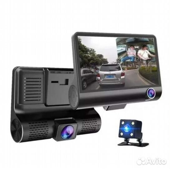 Автомобильный регистратор 3 камеры