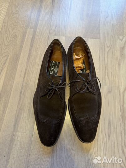 Ботинки A. Testoni туфли мужские 7 оригинал