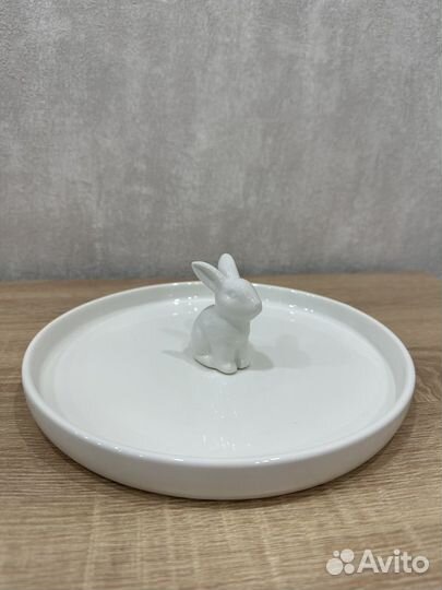 Блюдо кролики тарелка elan gallery