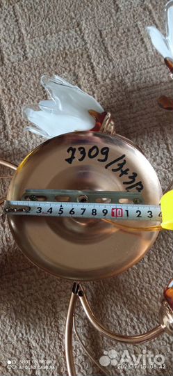 Люстра потолочная б/у в хорошем состоянии