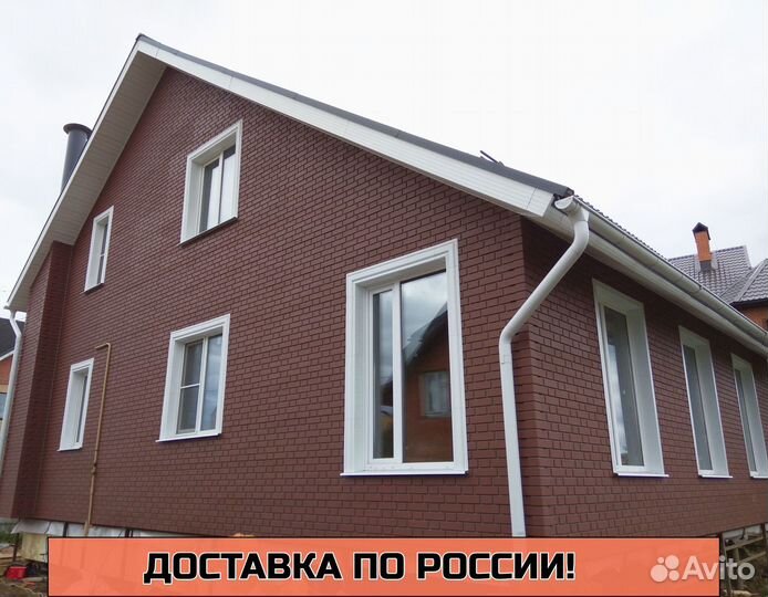 Панели под кирпич для отделки фасада