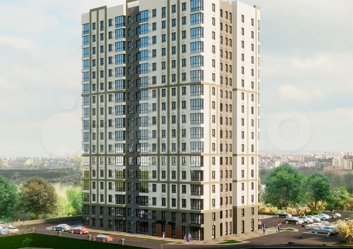 Квартира-студия, 25,4 м², 5/17 эт.