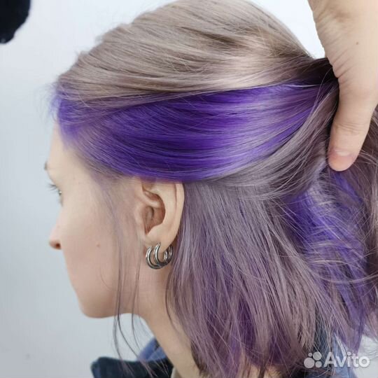 Стрижка и окрашивание волос