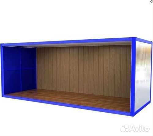 Бытовка (бк13) размер 9*2,4 метра, распашонка для