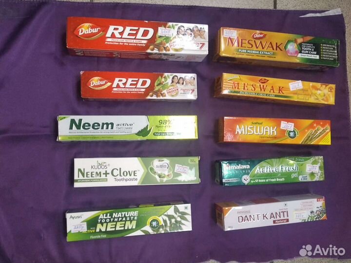 Зубная паста из Индии