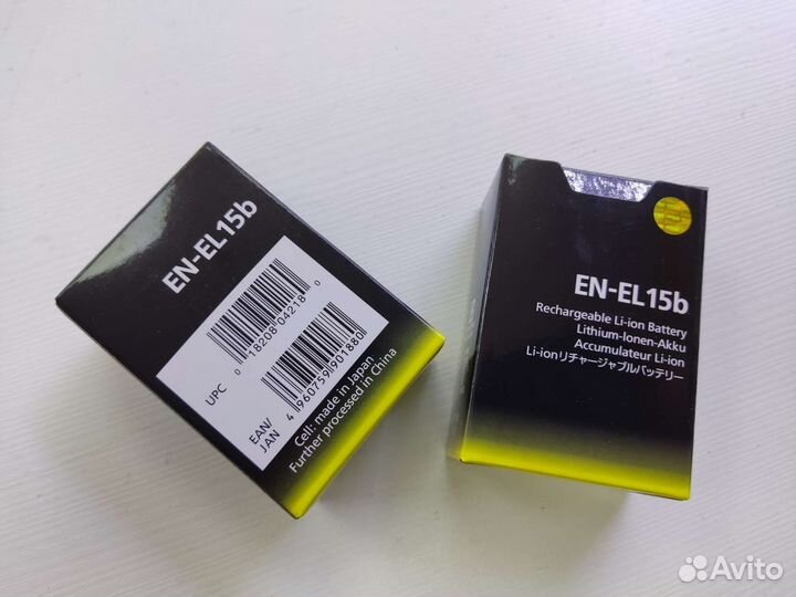 Аккумулятор Nikon EN-EL15b новый в упаковке