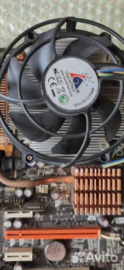 Материнская плата с процессором