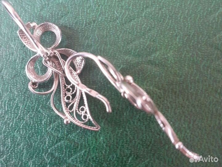 Серебряные серьги