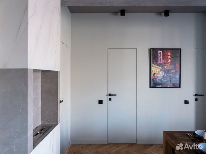 Скрытая дверь в размере