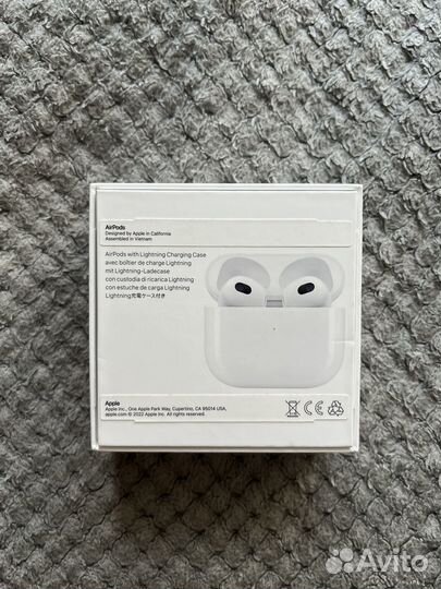 Коробка от наушников airpods (3d generation)