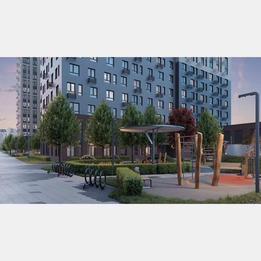 3-к. квартира, 84,4 м², 16/20 эт.