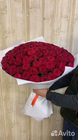 Красные розы. Цветы розы оптом. Букет из роз