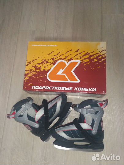 Коньки подростковые
