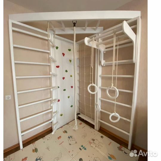 Угловой домашний спортивный комплекс (4 секции)