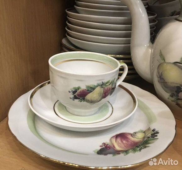 Чайно-кофейный сервиз. Дулево