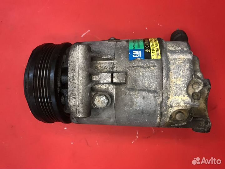 Компрессор кондиционера z18xer Опель Астра