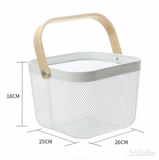 Корзинка металлическая как Икеа
