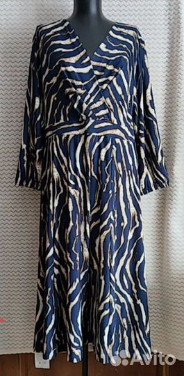 Эффектное Платье ткань масло р. 52