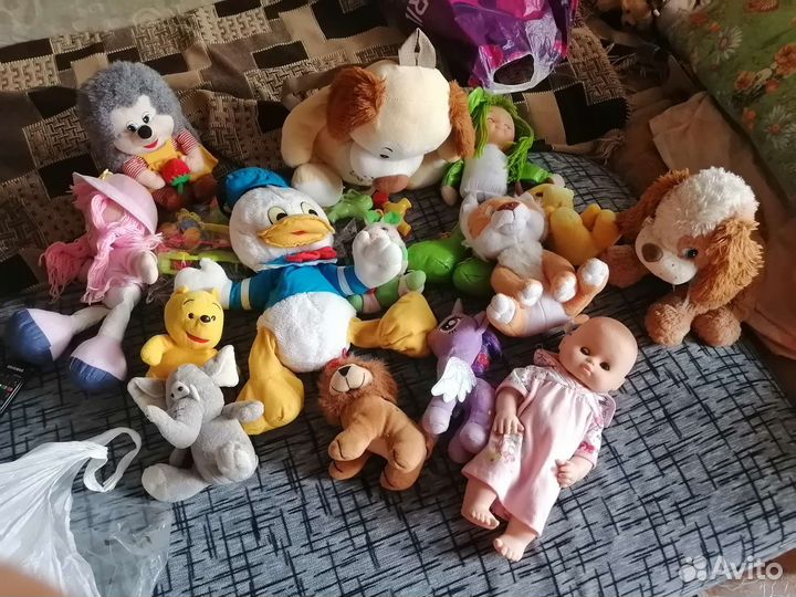 Мягкие игрушки пакетом бесплатно