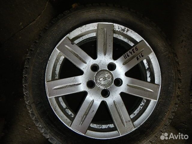 Диск колесный литой R16 5*108 j6,5 ET52,5 DIA63,4