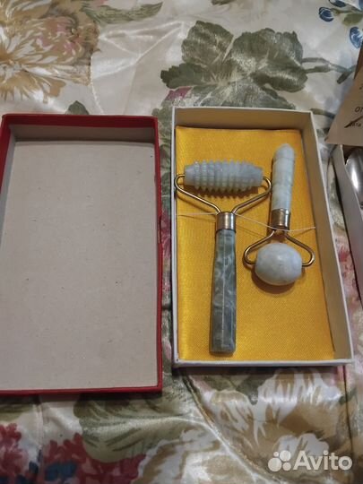 Ложечки кофейные СССР, массажер нефрит