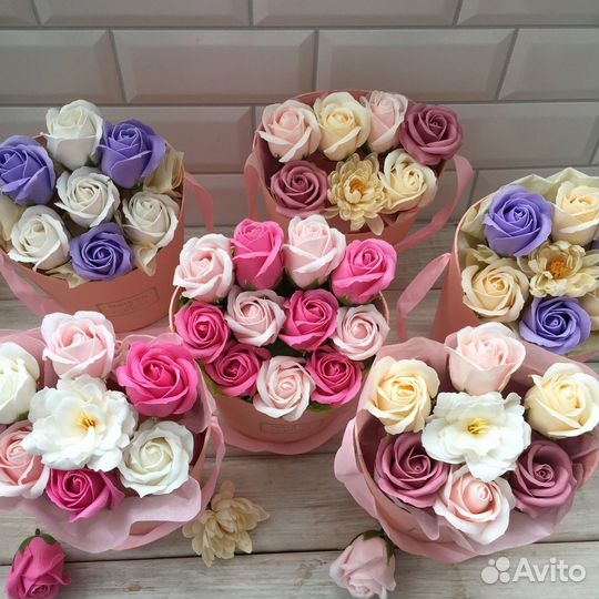 Букет из ароматизированных цветов в наличии