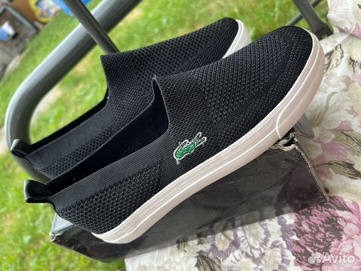 Слипоны lacoste мужские