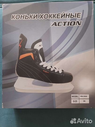 Коньки хоккейные размер 43 и 39