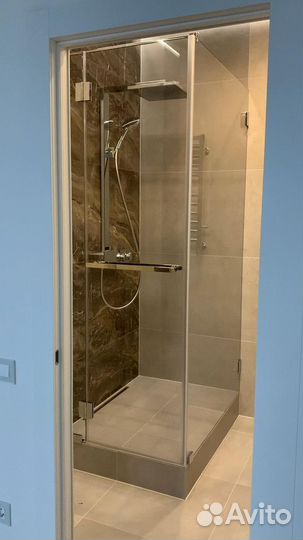 Стеклянные душевые перегородки за 3 часа