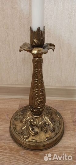 Подсвечник СССР латунь Канделябр