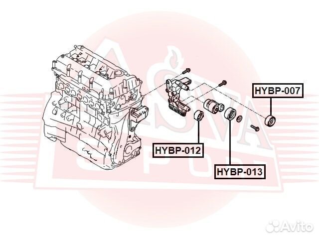 Ролик натяжной
