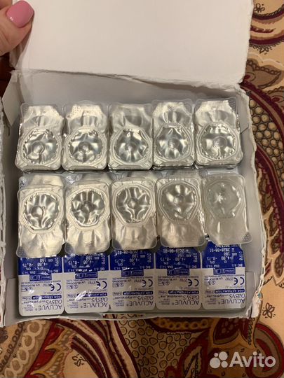 Контактные линзы acuvue oasys 1 day