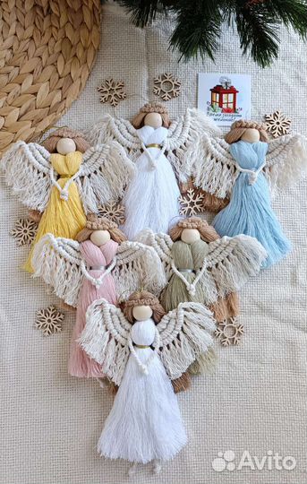 Макраме ангел подарок