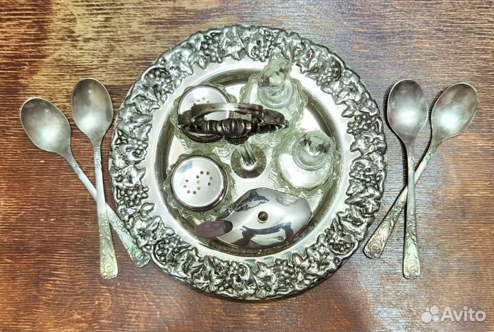 Набор для специй+ложки мнц винтаж СССР