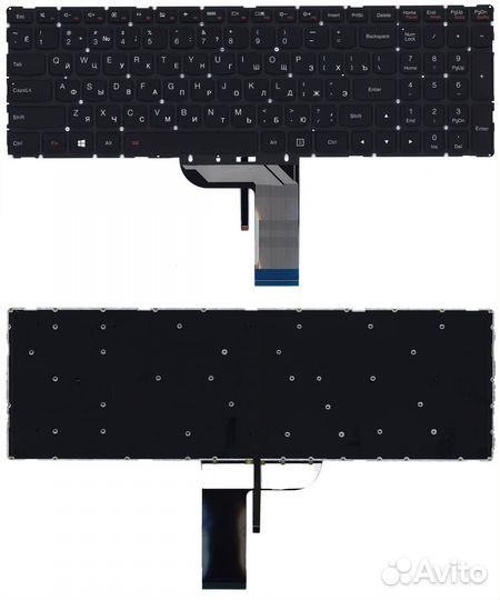Клавиатура Lenovo IdeaPad 700 700-17ISK черная