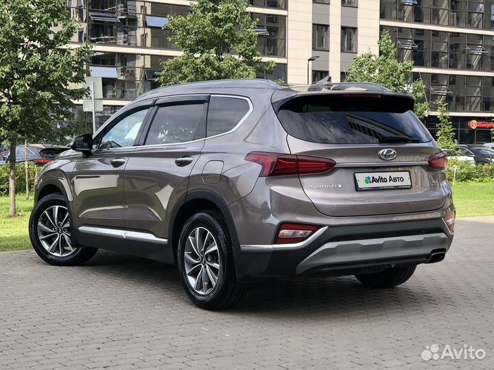 Hyundai Santa Fe 2.4 AT, 2019, 110 000 км