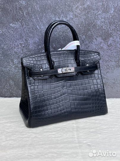 Сумка Hermes Birkin 30 см кожа крокодила