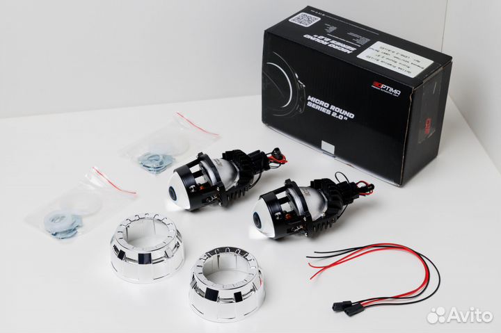 Optima Premium Bi-LED lens Micro Round 2.0