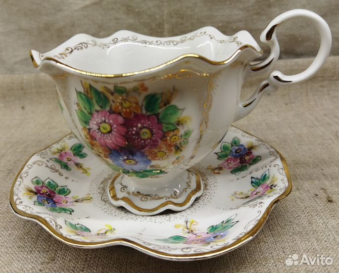 Чайная пара Гжель авт. С. Алёхин