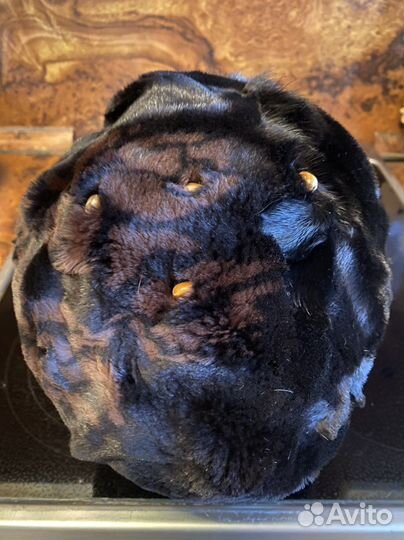 Норковый берет мягкий