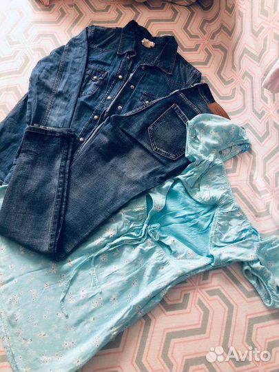 Женские вещи пакетом 42-44 Цена за одно фото