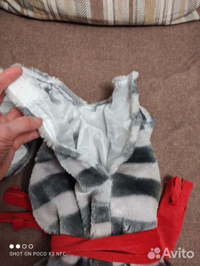 Маскарадный детский костюм кот Матроскин енот