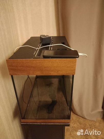 Аквариум 60 литров, светильник, внешний фильтр