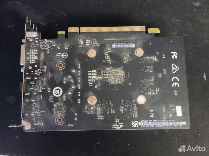 Видеокарта gtx 1650 msi