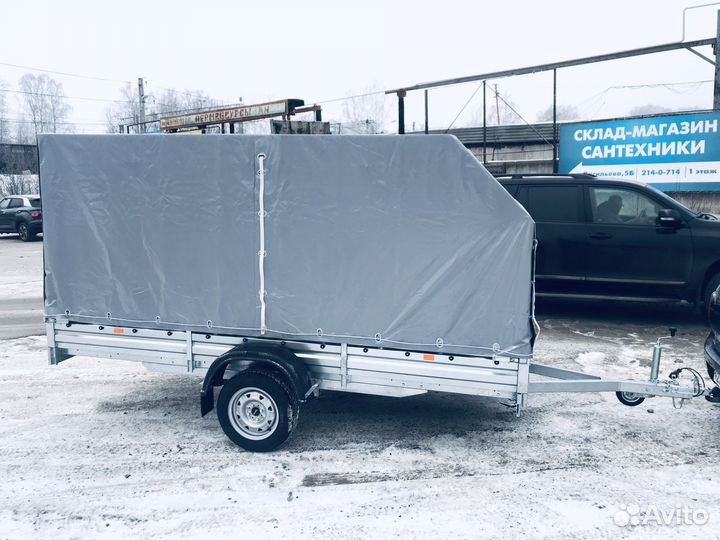 Прицеп мзса 817717 (3,5х1,5) с тентом