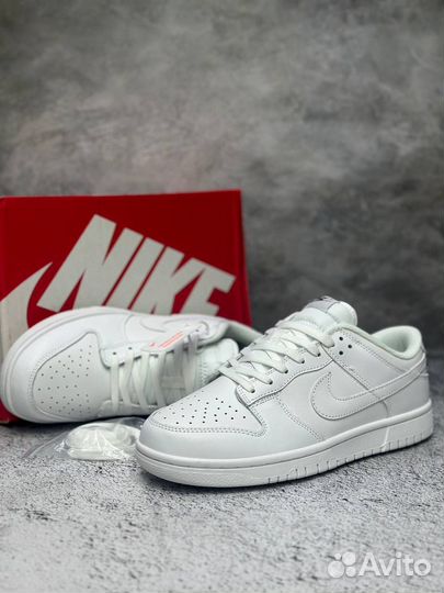 Кроссовки Nike Sb Dunk белые арт:243